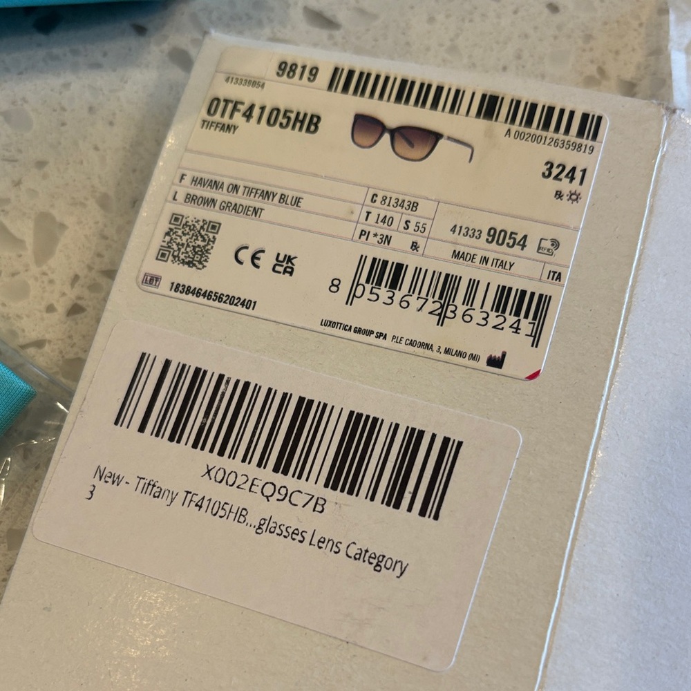 Tiffany & Co. Havana Brown Gradient Sunglasses with Tiffany Blue Accents! New 😎 - Picture 15 of 16
